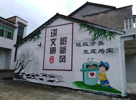 宁南墙绘是现在流行的墙体广告