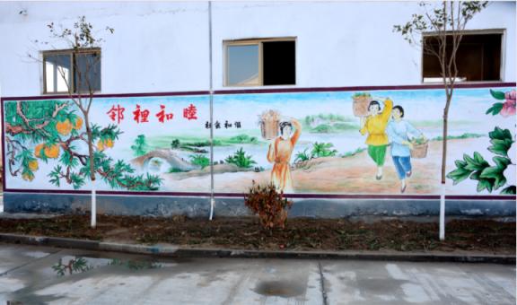 宁南乡镇文化墙 乡风文明焕发新活力