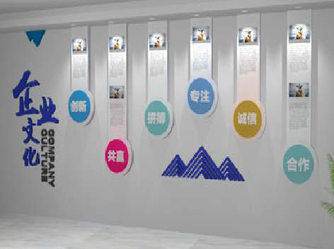 宁南企业文化墙需要传递什么办公文化？